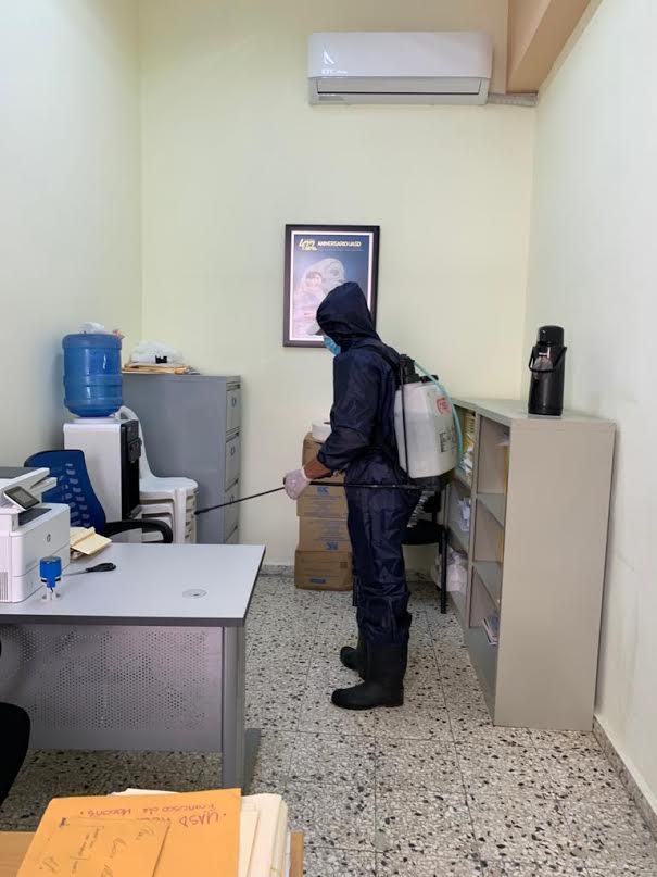 UASD Recinto SFM desarrolla jornada de desinfección