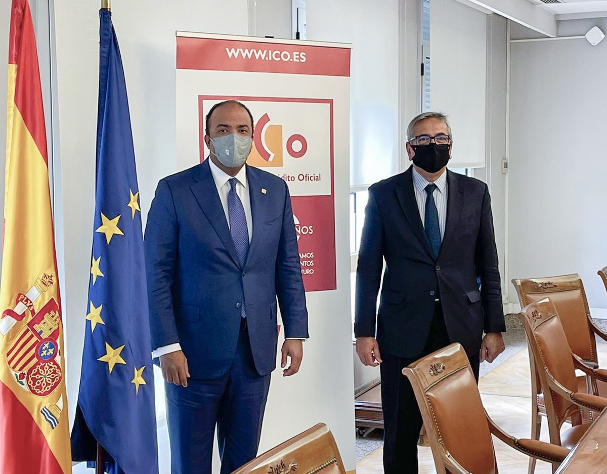 Administrador general de Banreservas se reúne con gobernador del Banco de España