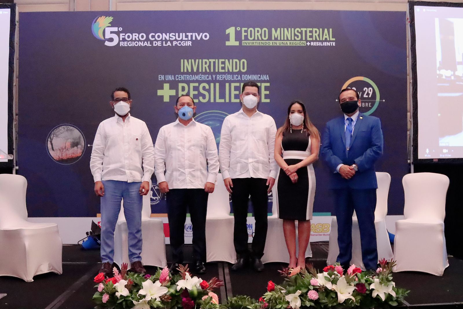 Desde RD, países centroamericanos promueven alianzas e inversiones para reducir el riesgo de desastres en la región