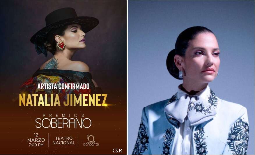Natalia Jiménez actuará en la 39ª edición de Premios Soberano 2024