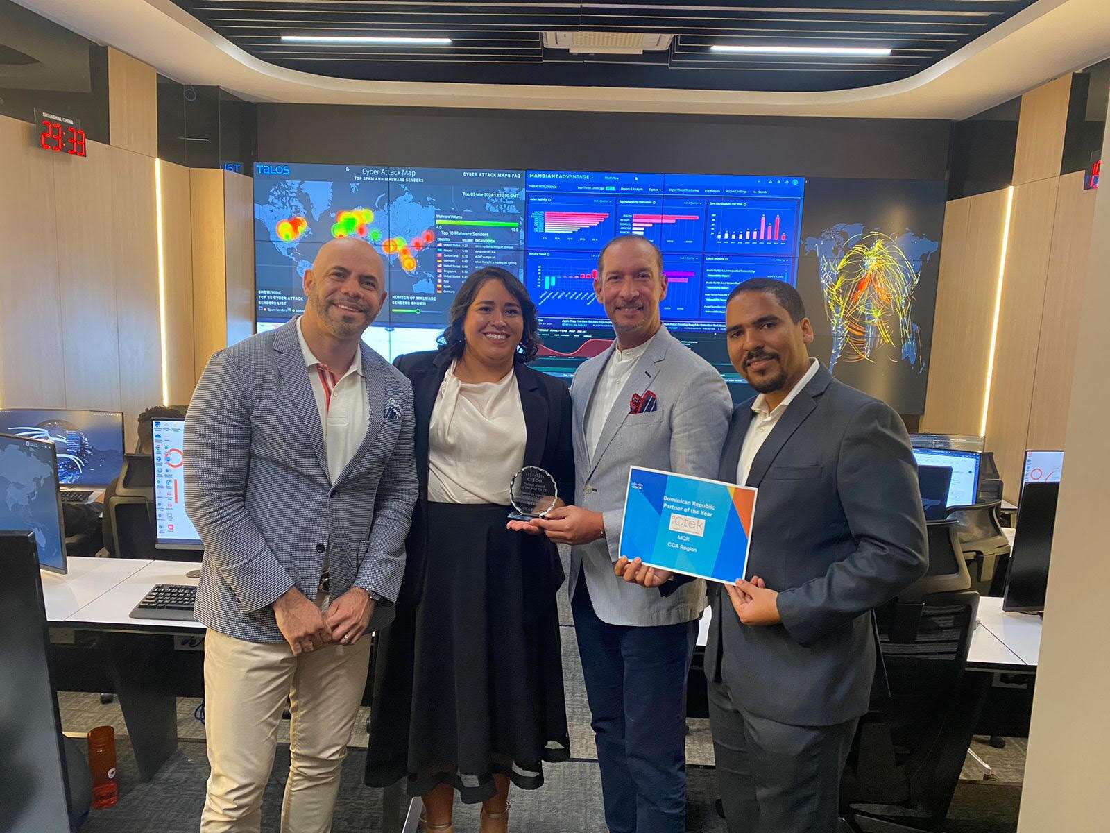 iQtek es nombrado Socio del Año 2023 de Cisco en la República Dominicana