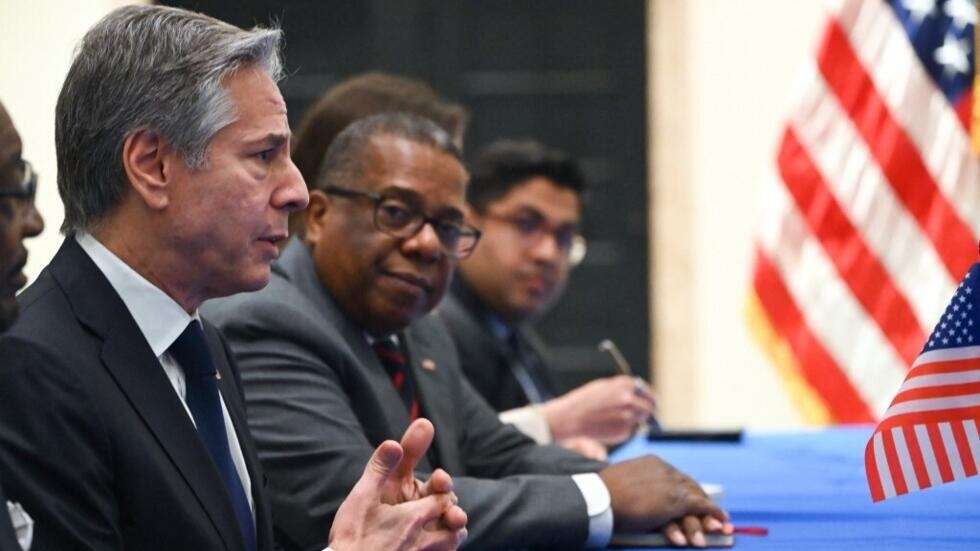 Blinken se reúne con presidente de Caricom por situación en Haití.