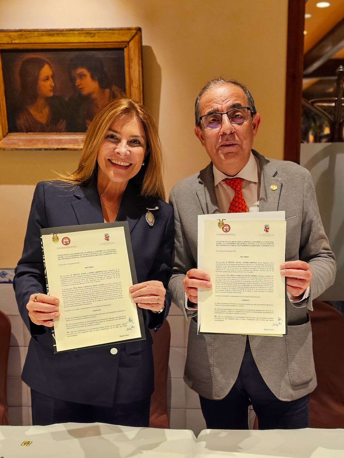Alcaldesa y rector de Universidad de Sevilla firman acuerdo para impulsar desarrollo académico y cultural