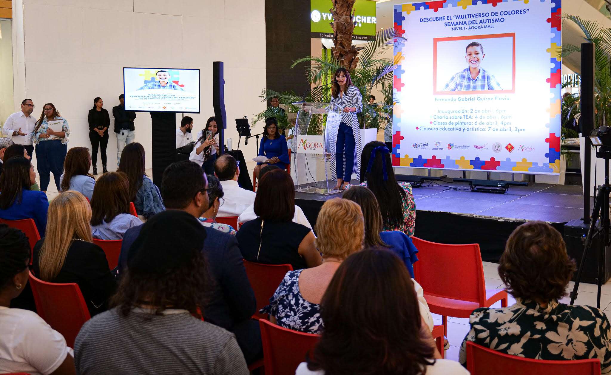 Ágora Mall epicentro de Semana de Concienciación sobre el Autismo con actividades artísticas y psicoeducativas.