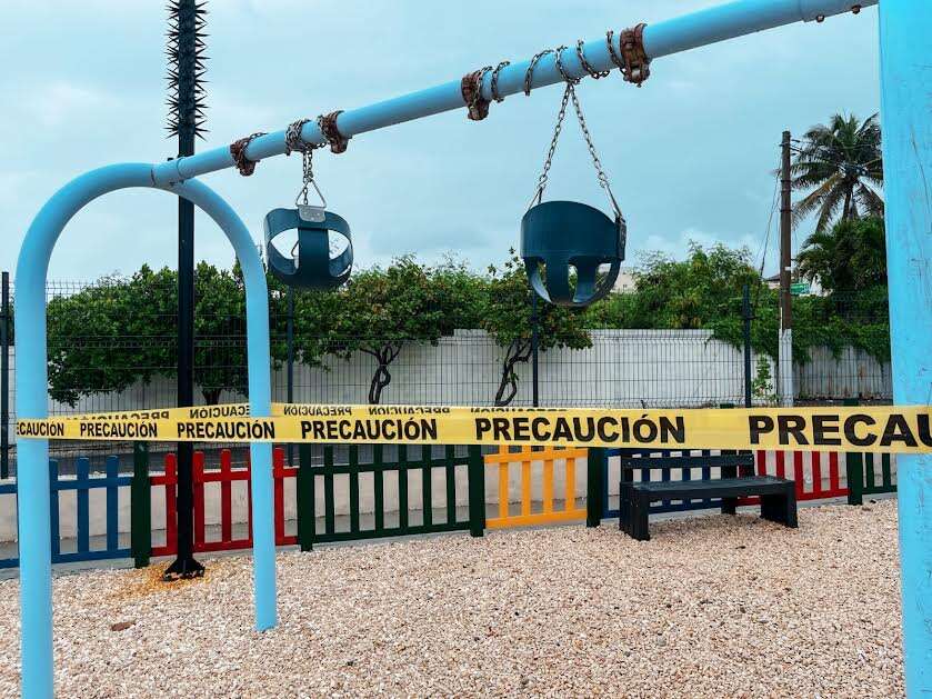 Alcaldía del DN asegura materiales y cierra parques por vaguada