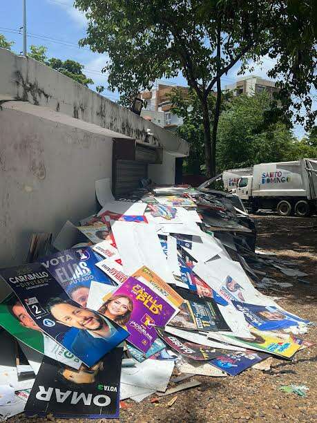ADN retira propaganda política de las calles del Distrito Nacional