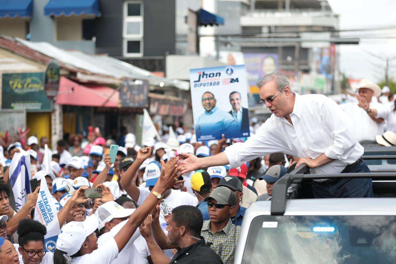 Abinader cerrará su campaña con caravanas en Monte Plata y el Cibao