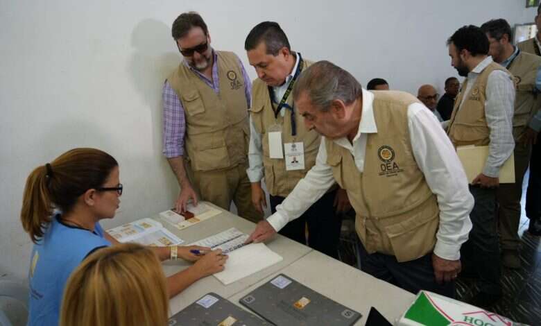 Informe de la OEA: Fortalecimiento de la institucionalidad electoral del país