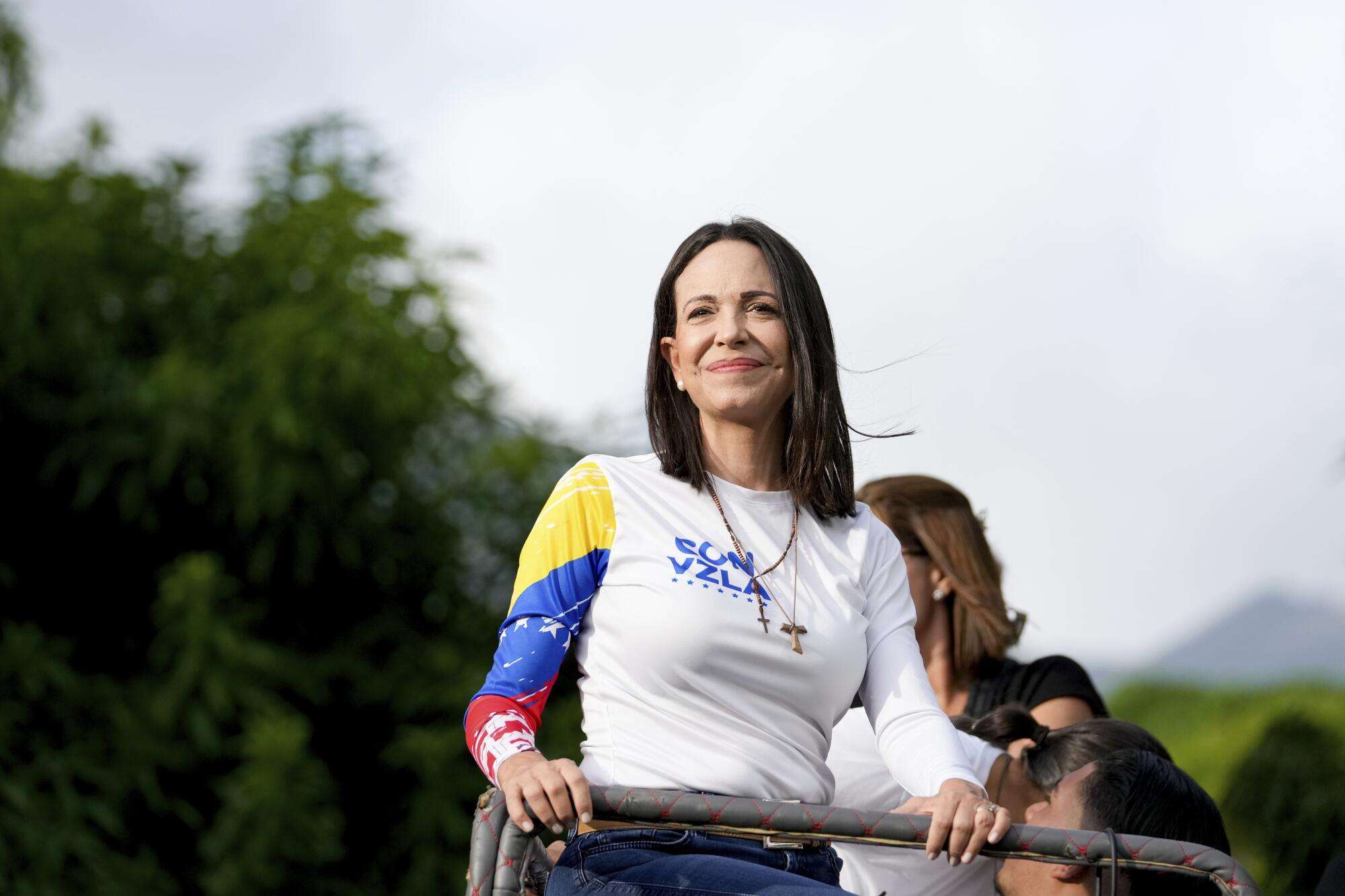 María Corina Machado afirma que hay una participación «apoteósica» en las elecciones