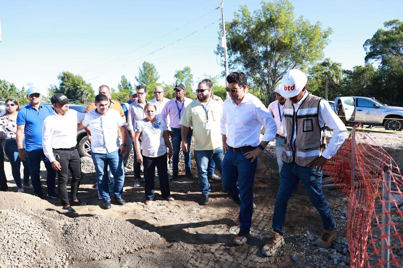 Wellington Arnaud supervisa obras en la Región Norte