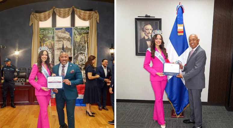 Miss Mundo Dominicana Mayra Delgado recibe cuatro reconocimientos en  New Jersey