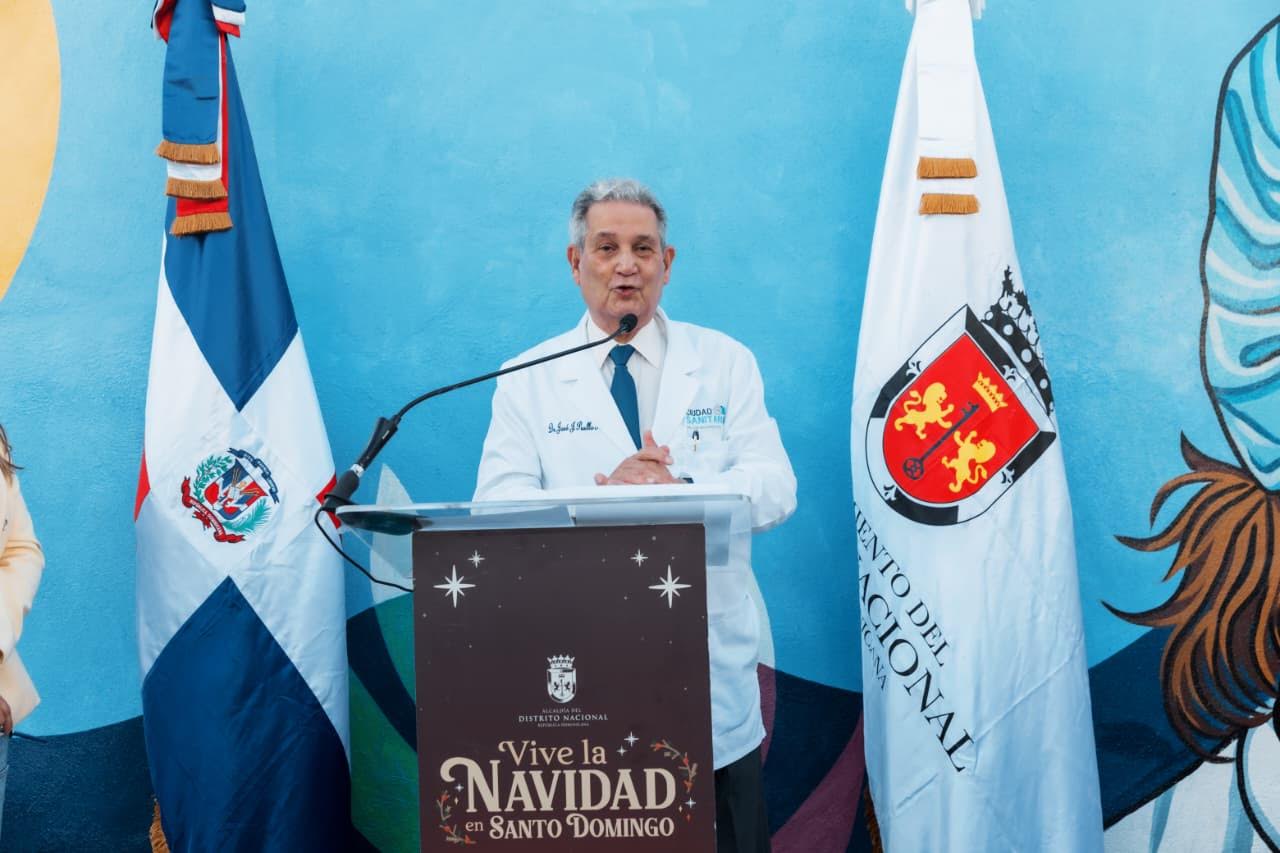 José Joaquín Puello reconoce a Carolina en inauguración del parque lineal Ciudad Sanitaria