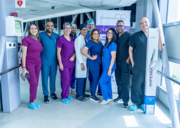Realizan en CEDIMAT el primer implante de válvula percutánea Allegra Valve in Valve