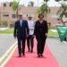 Presidente Abinader recibe a su homóloga de Surinam, Jennifer Geerlings-Simons, en visita oficial
