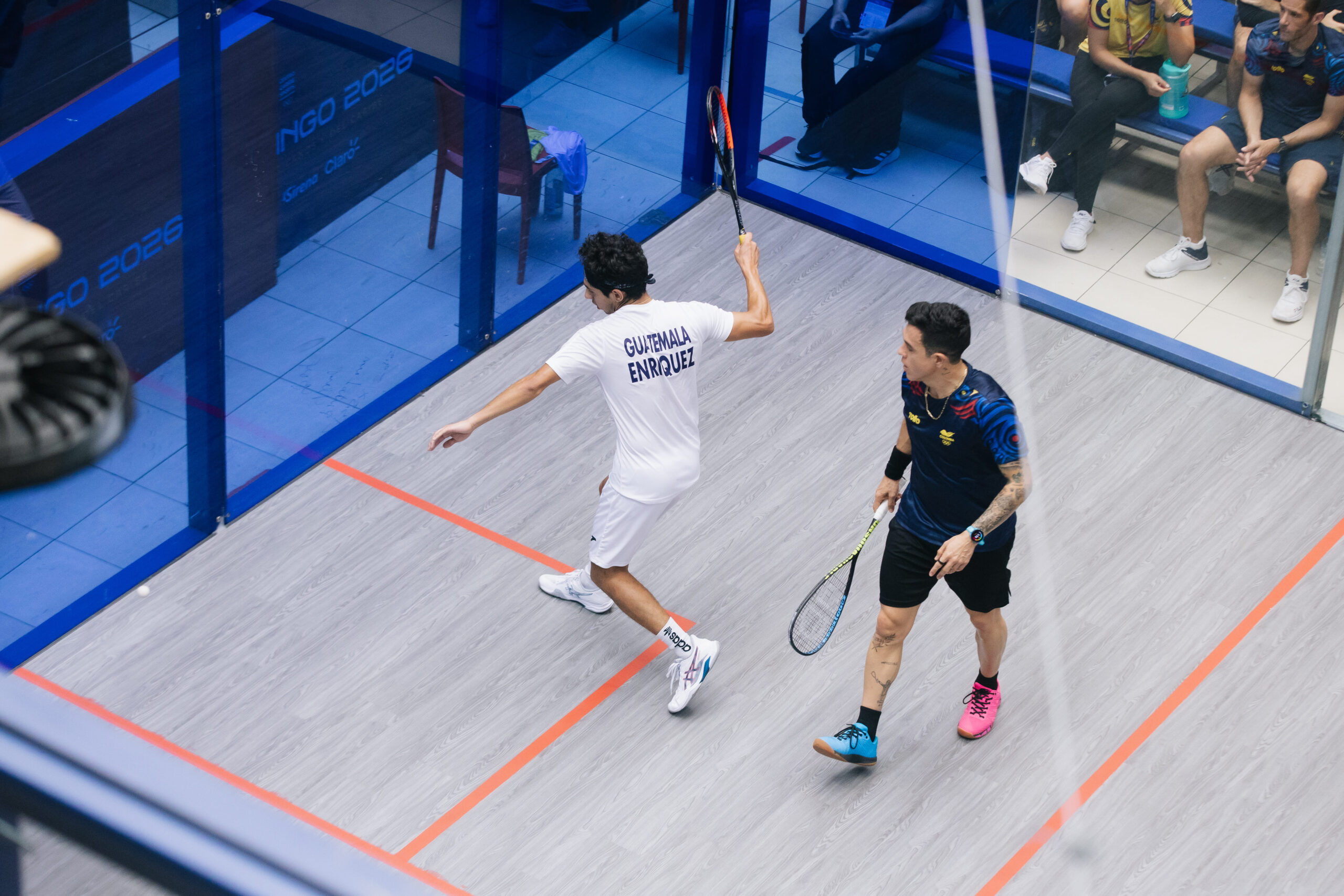 Colombia asegura oro y plata en squash masculino
