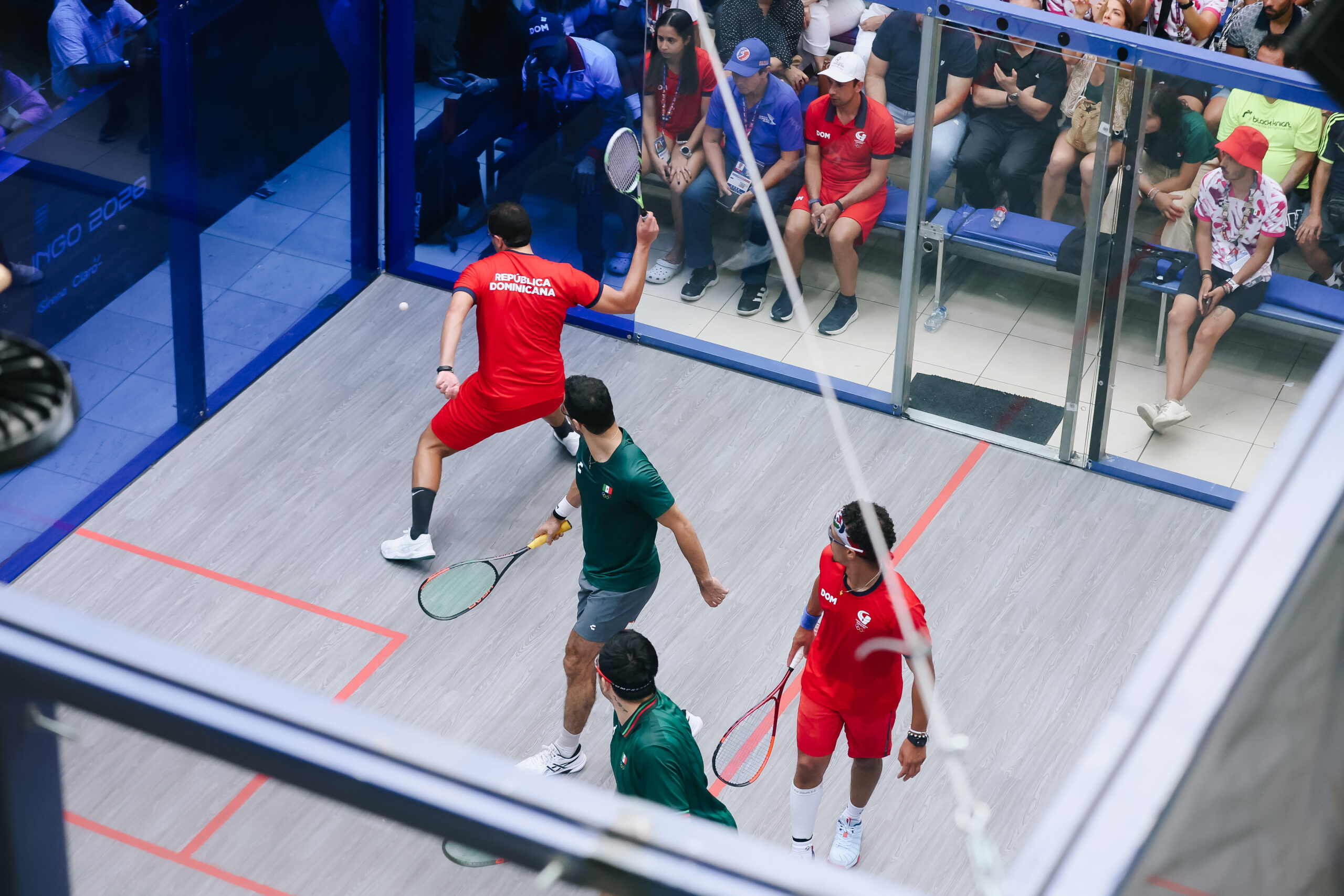 Squash define sus semifinalistas en dobles de los Juegos Centroamericanos y del Caribe
