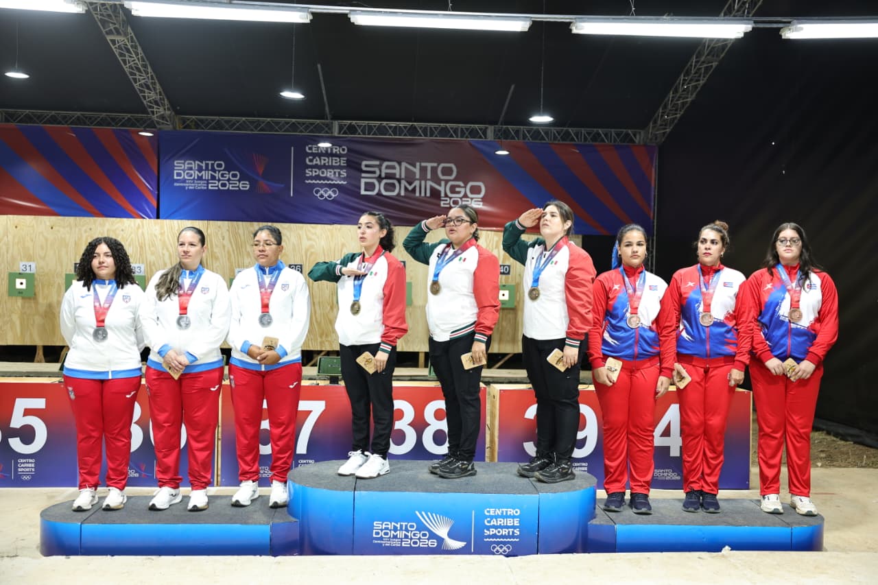 México conquista el oro por equipos en pistola de aire 10 metros femenino
