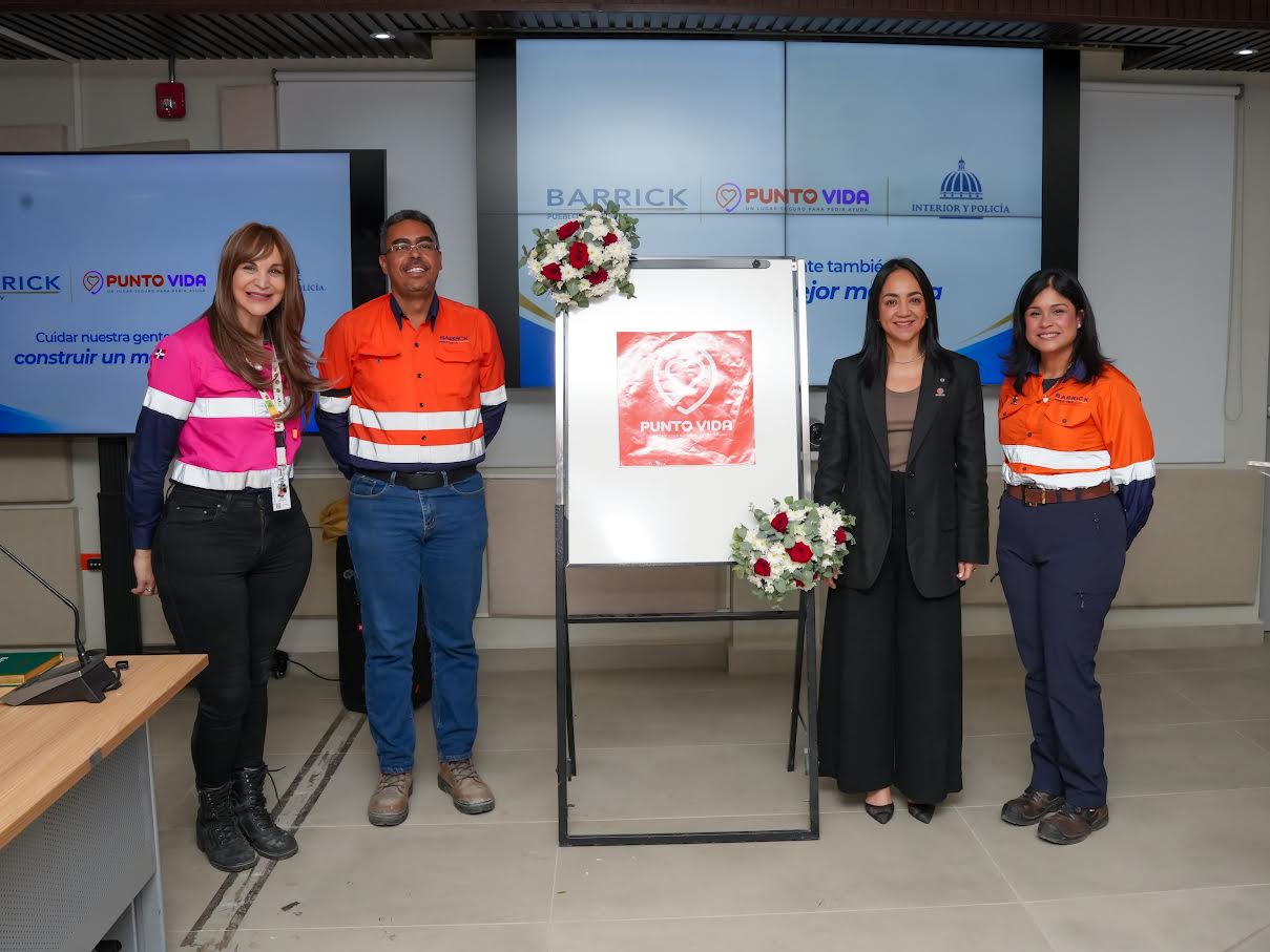 Barrick Pueblo Viejo implementa programa Punto VIDA para proteger mujeres en situación de violencia