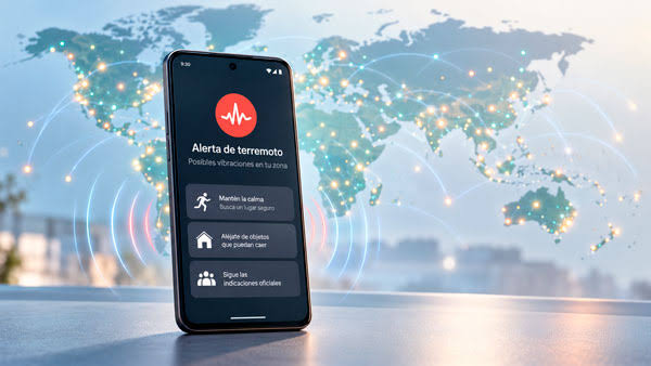 Android amplía alertas sísmicas a más de 200 países