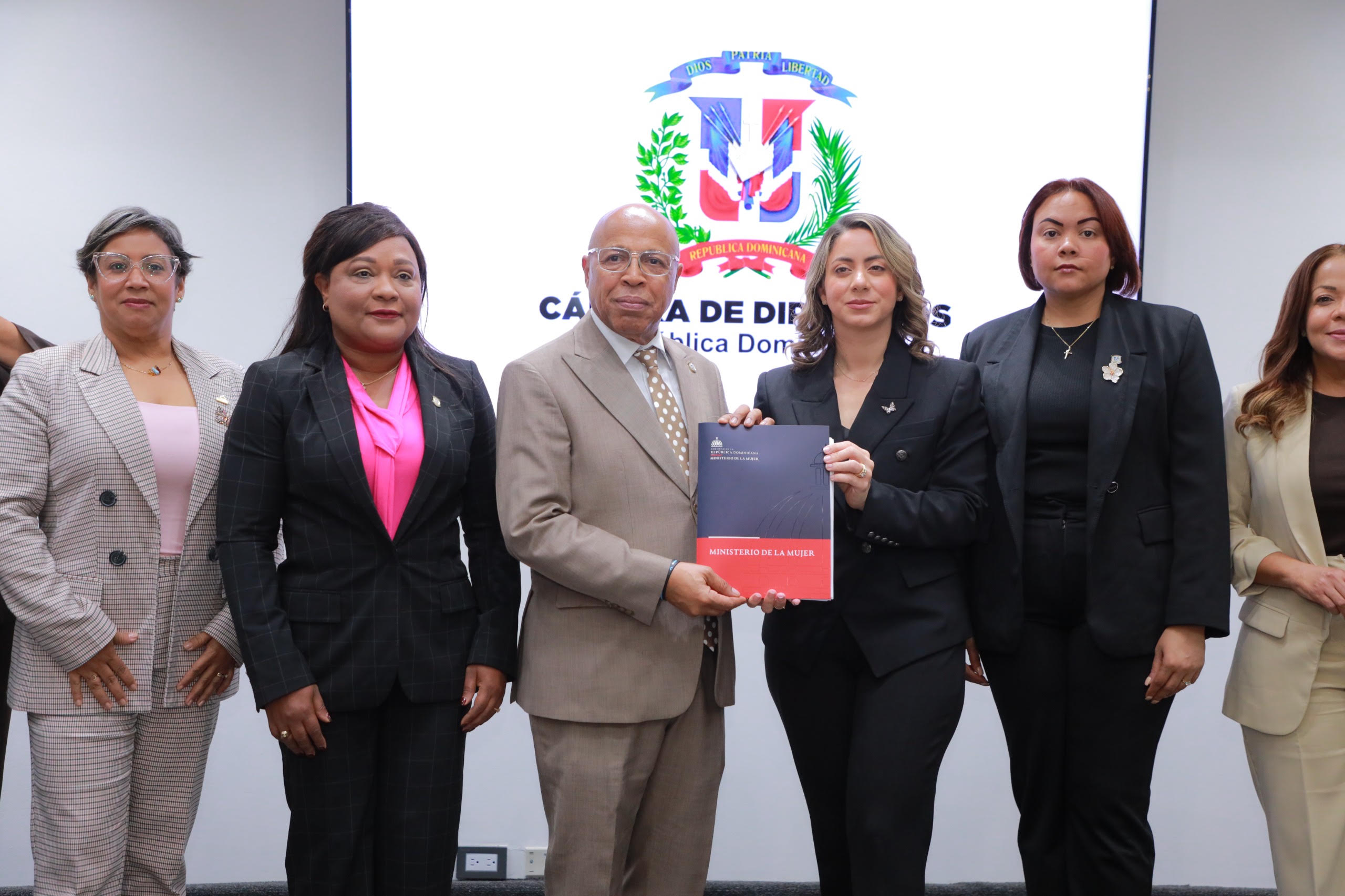 Cámara de Diputados recibe anteproyecto de la Ley Mirabal contra la violencia hacia las mujeres